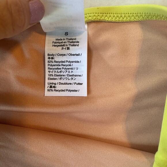 NEW J.Crew High Rise Yellow Bikini Bottoms Sz Small - Picture 2 of 7